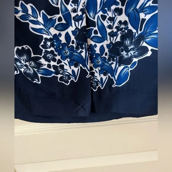 Jessica London Floral Sleeveless Dress - White and Blue Women’s Size 16W - Picture 9 of 16